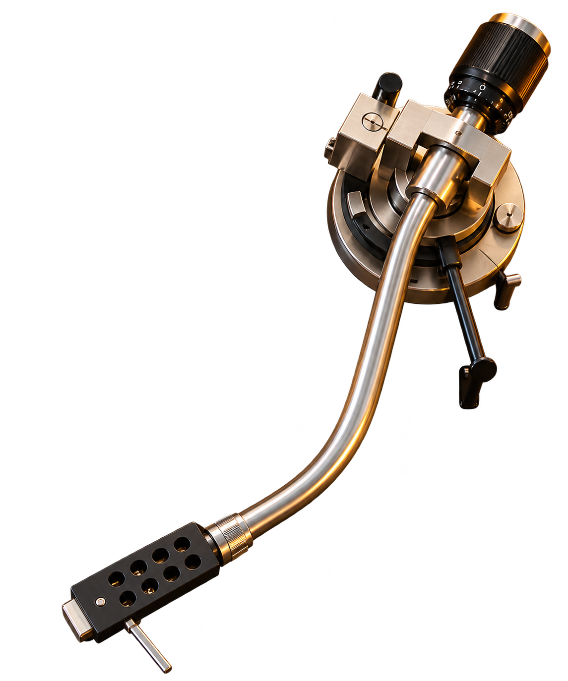 Silver tonearm